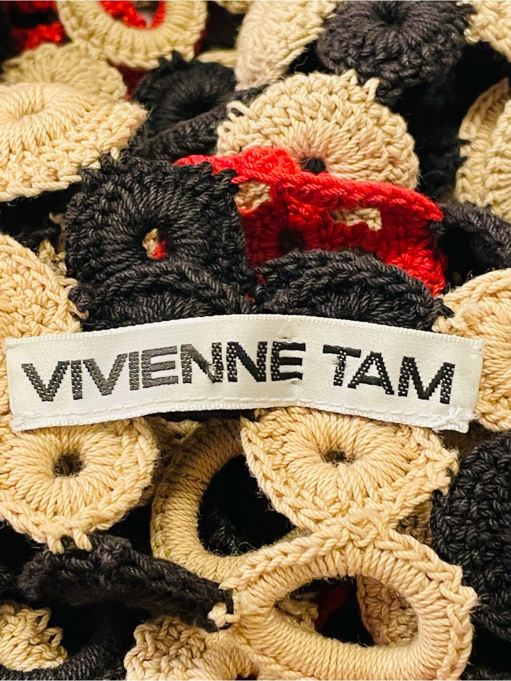 VIVIENNE TAM Vintage Retro Crochet Vest - Picture 4 of 4